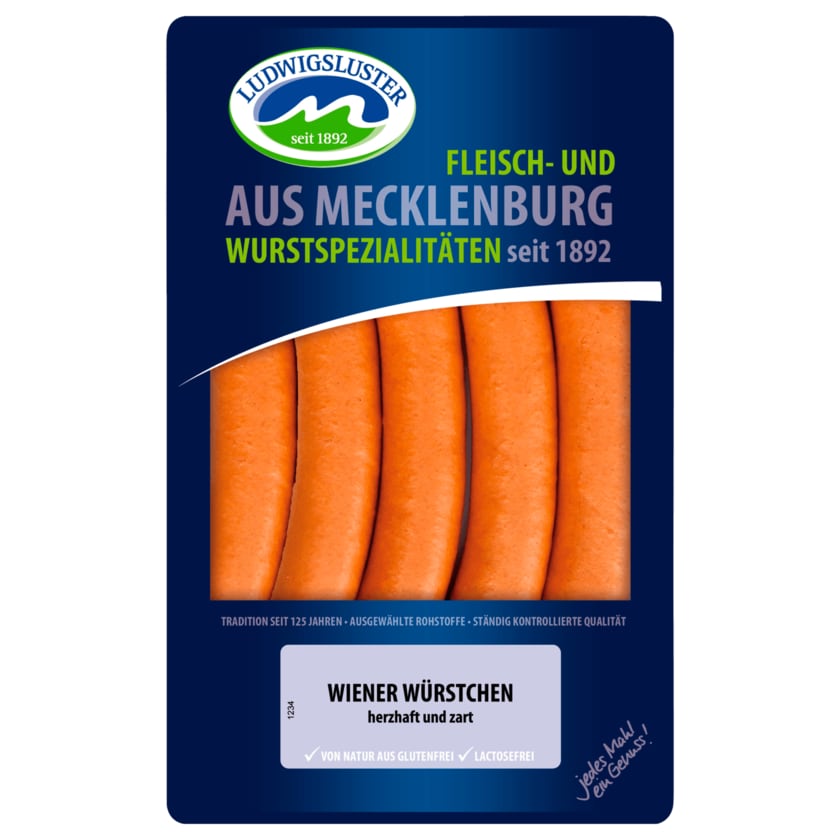 Ludwigsluster Wiener Würstchen 250g